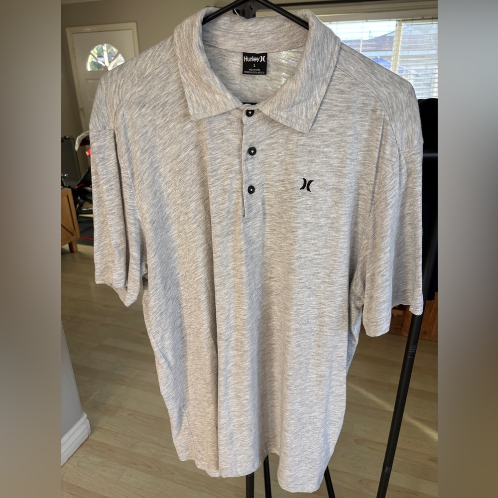 Hurley Men’s Polo Shirt Sz L